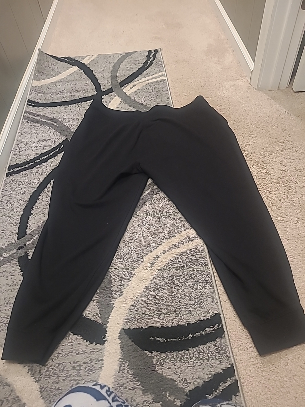 Calvin Klein Performance Logo Jogger Pants Black Plus Size 2X Drawstring Pockets - Picture 6 of 10